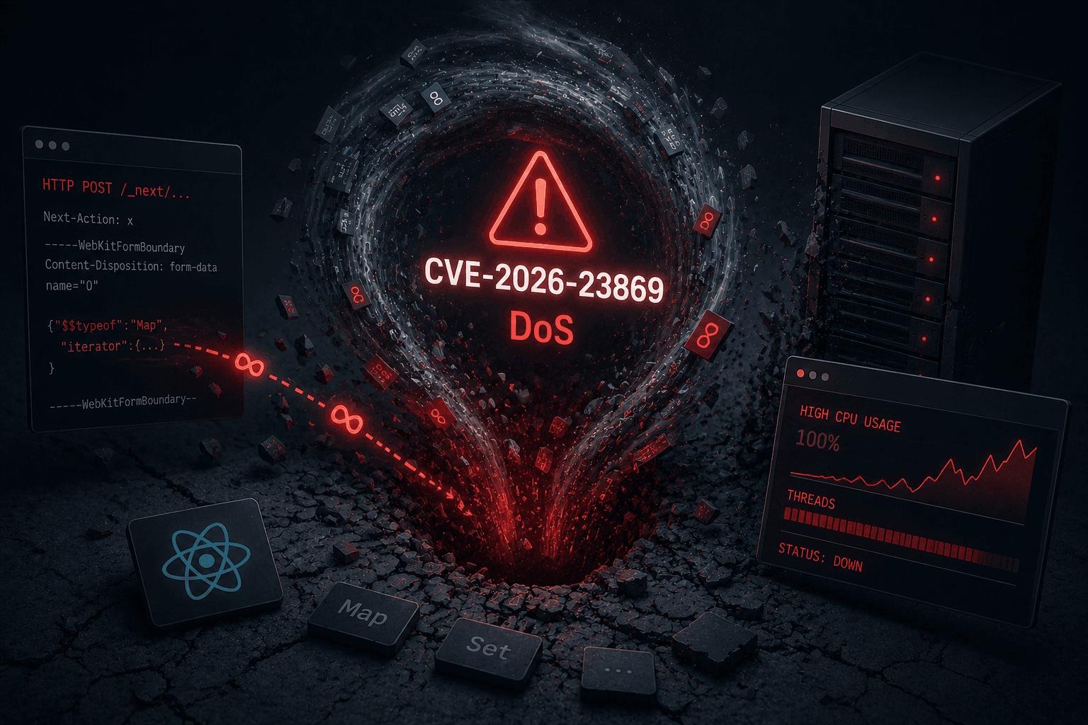 React CVE-2026-23869 취약점 분석 썸네일